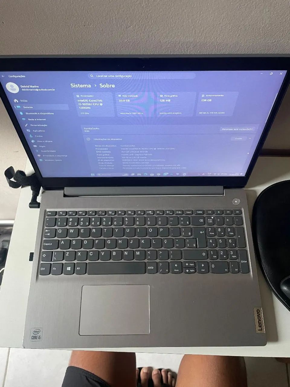 NOTEBOOK LENOVO I5 | 20GB RAM | SSD | WIN 11 - Foto 3