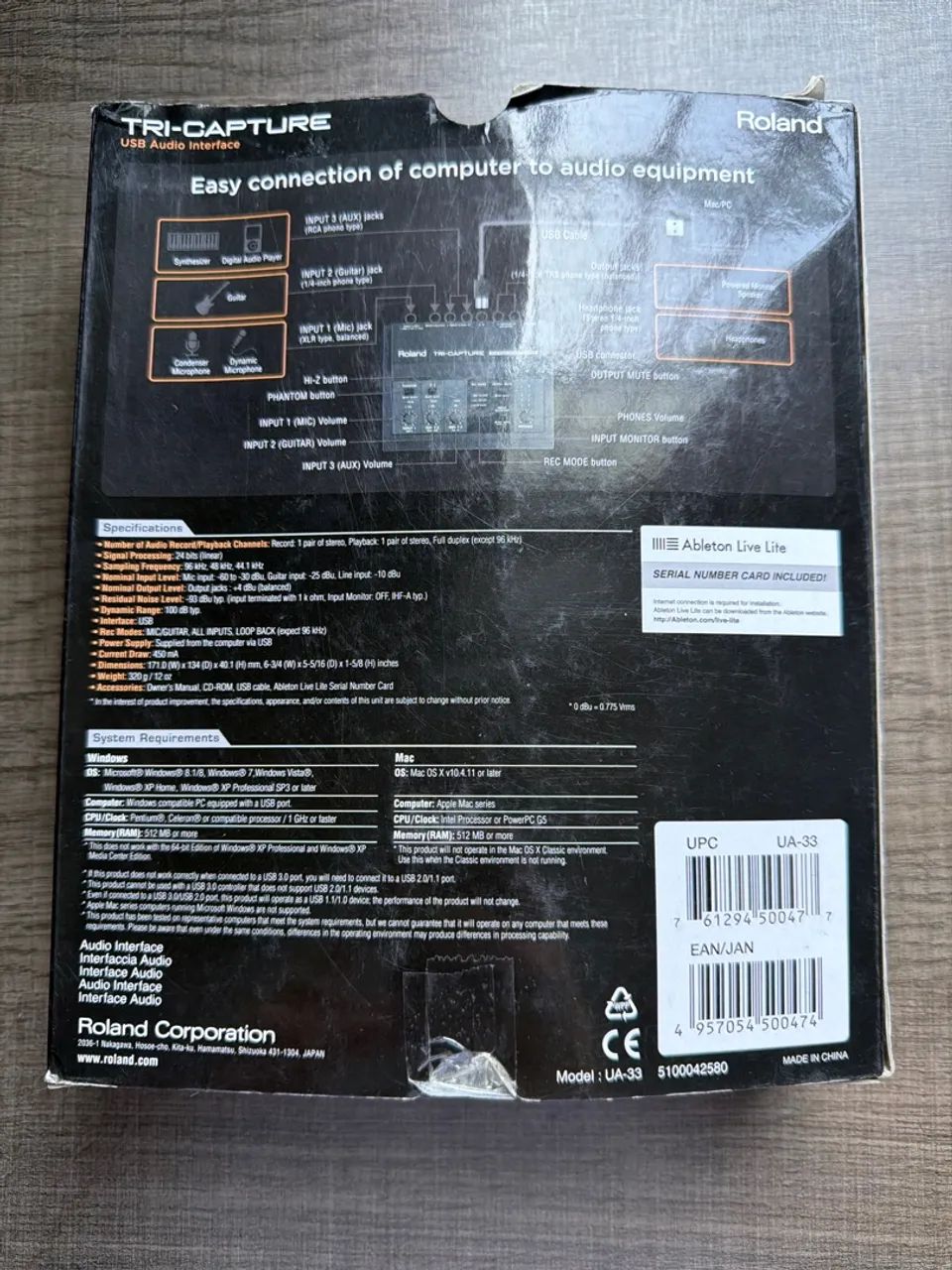 Interface de Áudio Roland USB Tri-Capture  - Foto 2