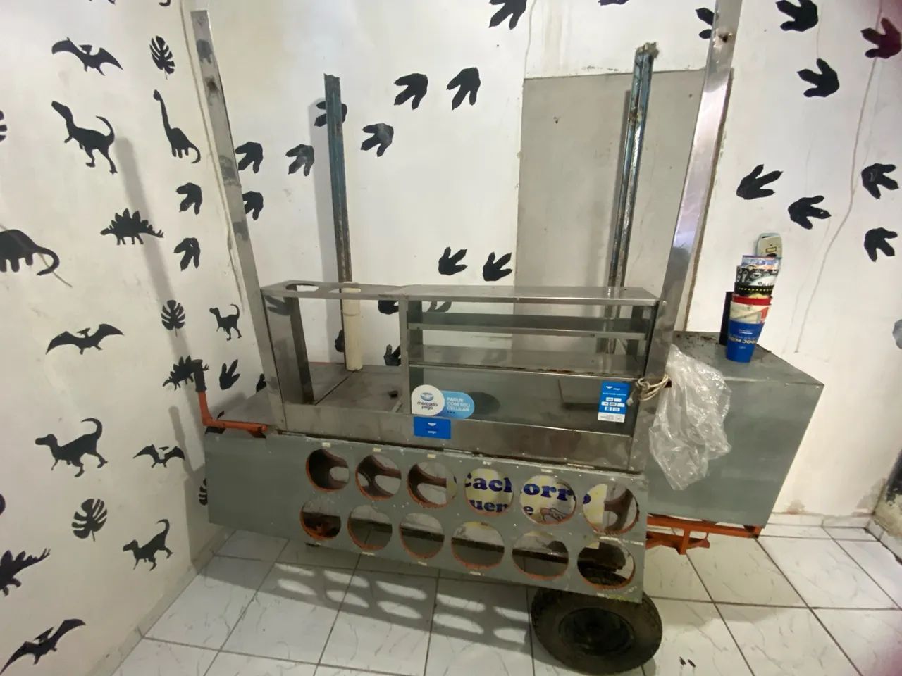 Carroça de cachorro quente 