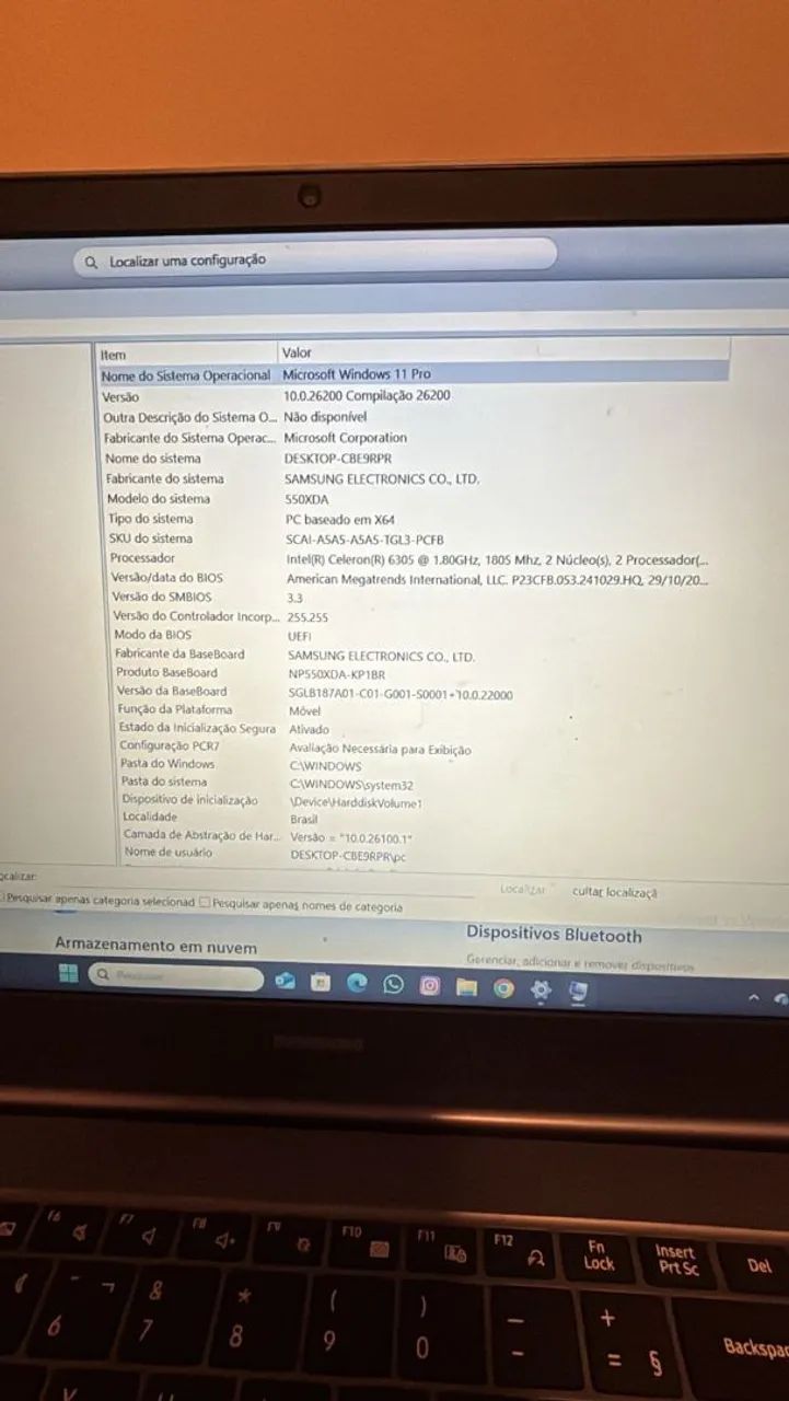 Notebook Samsung SSD 256Giga  - Foto 4