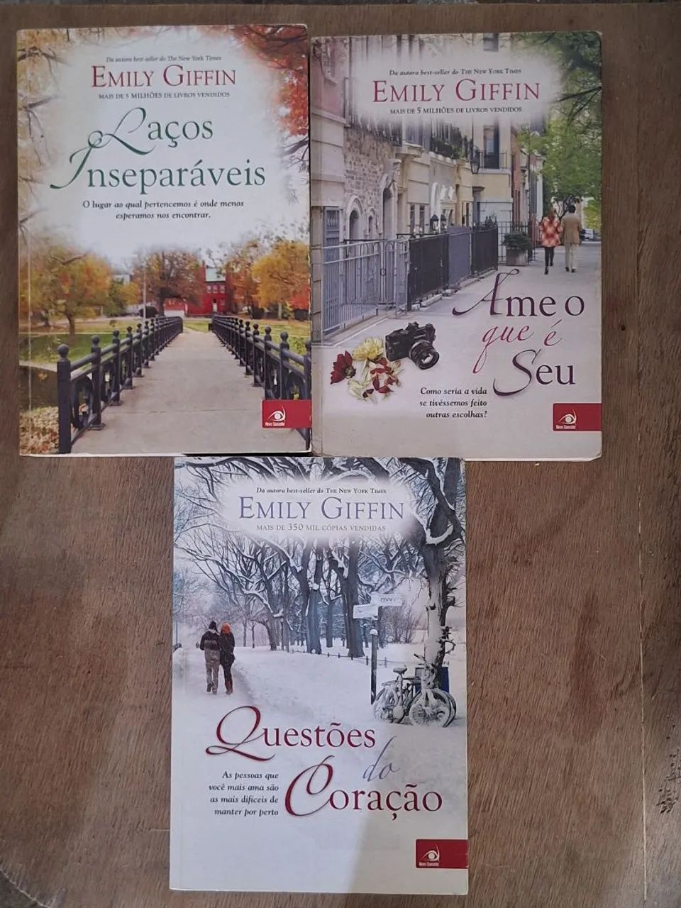 Emily Giffin - Combo de livros: questões do coração, laços inseparáveis e ame o que é seu