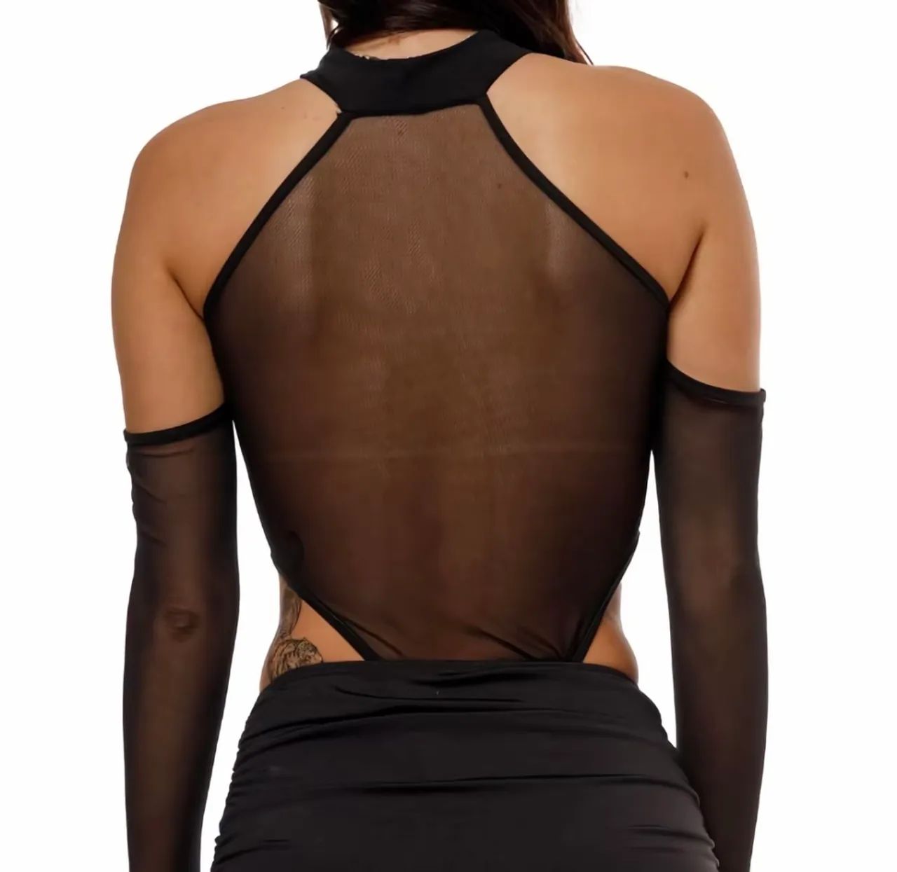 Body Tule preto - Foto 2