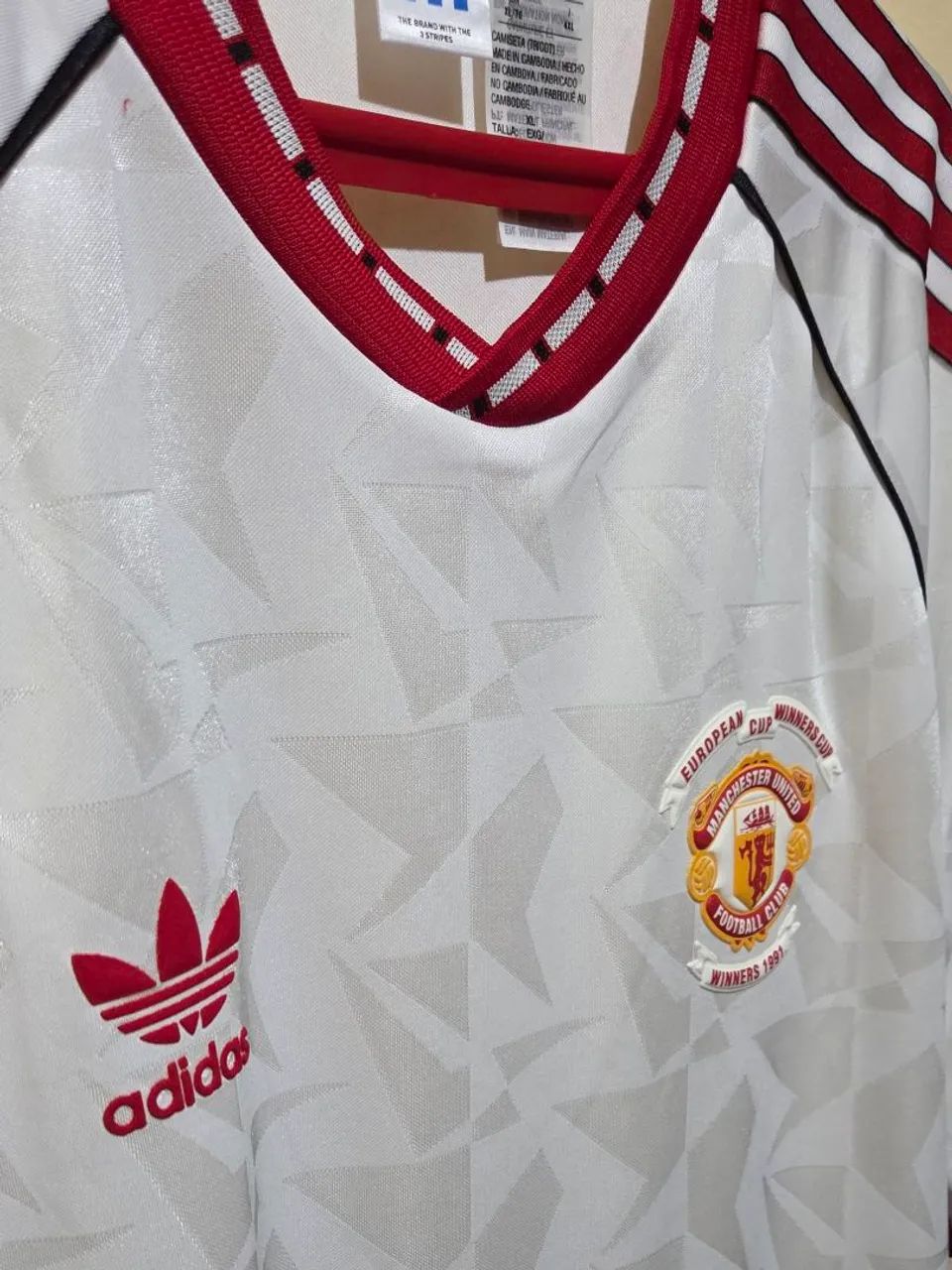 camisa manchester united adidas original 2025 reedição 1991 - Foto 3