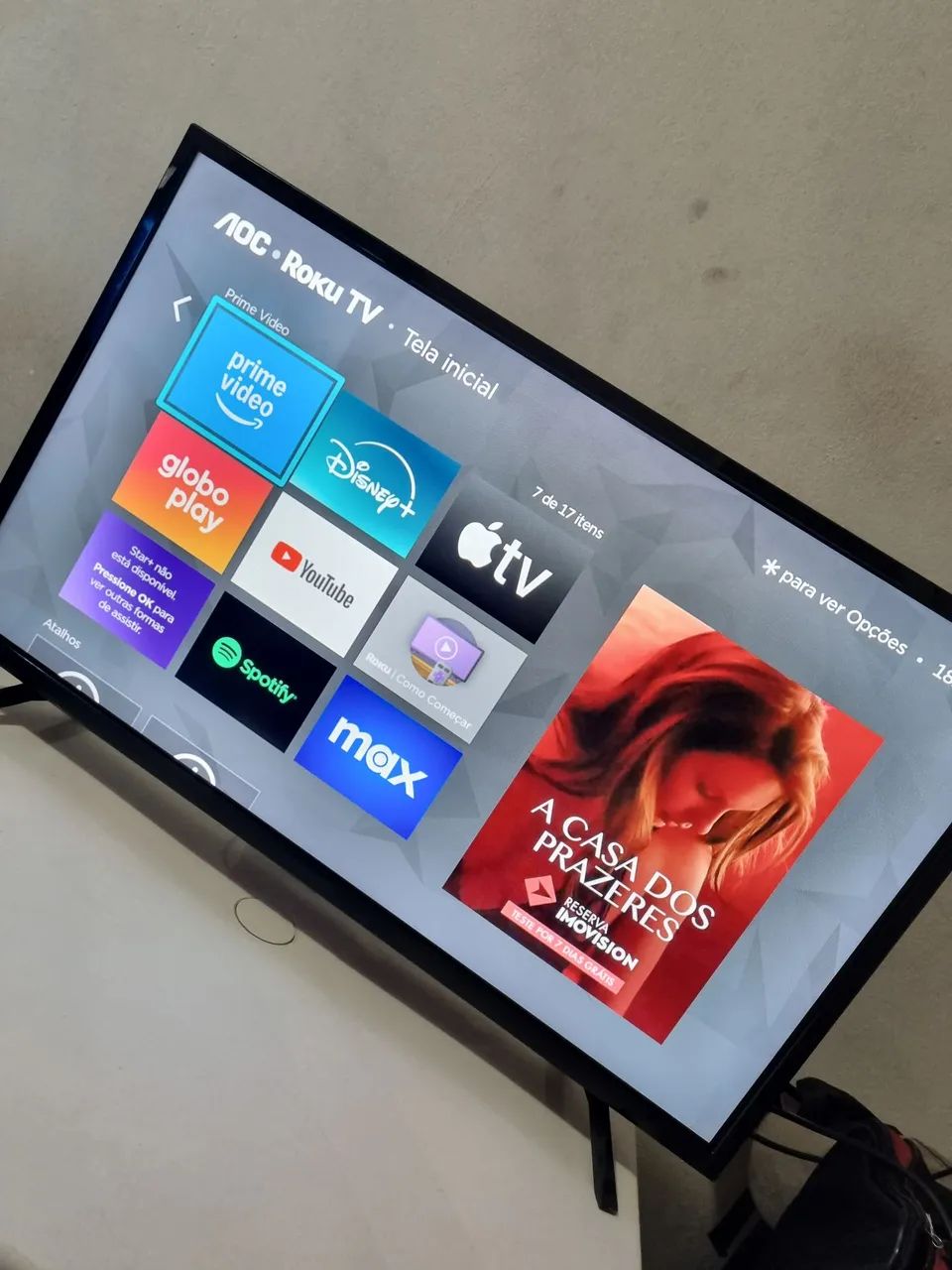Tv 32 Aoc roku smart 