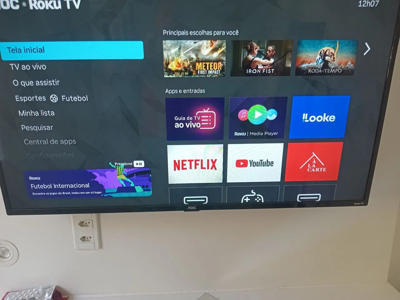  Rack  de parede com televisão   32 polegadas  - Foto 3