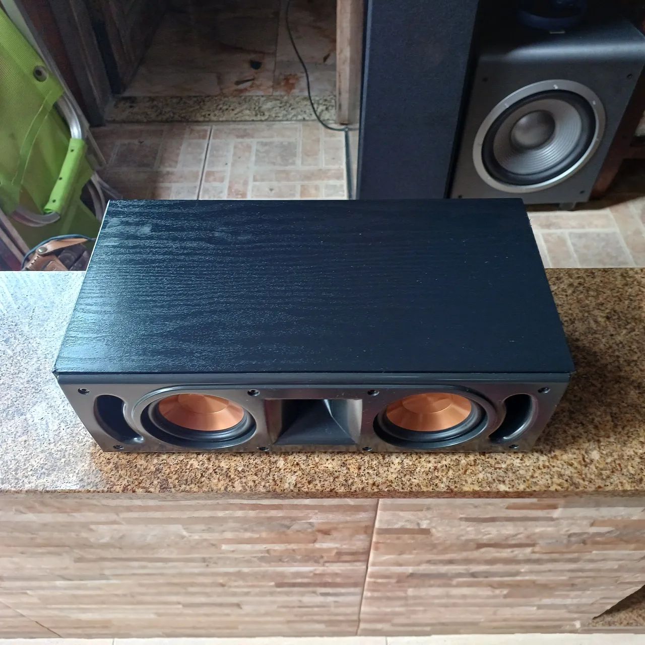 caixas  central  klipsch  RC42ii black  - Foto 3