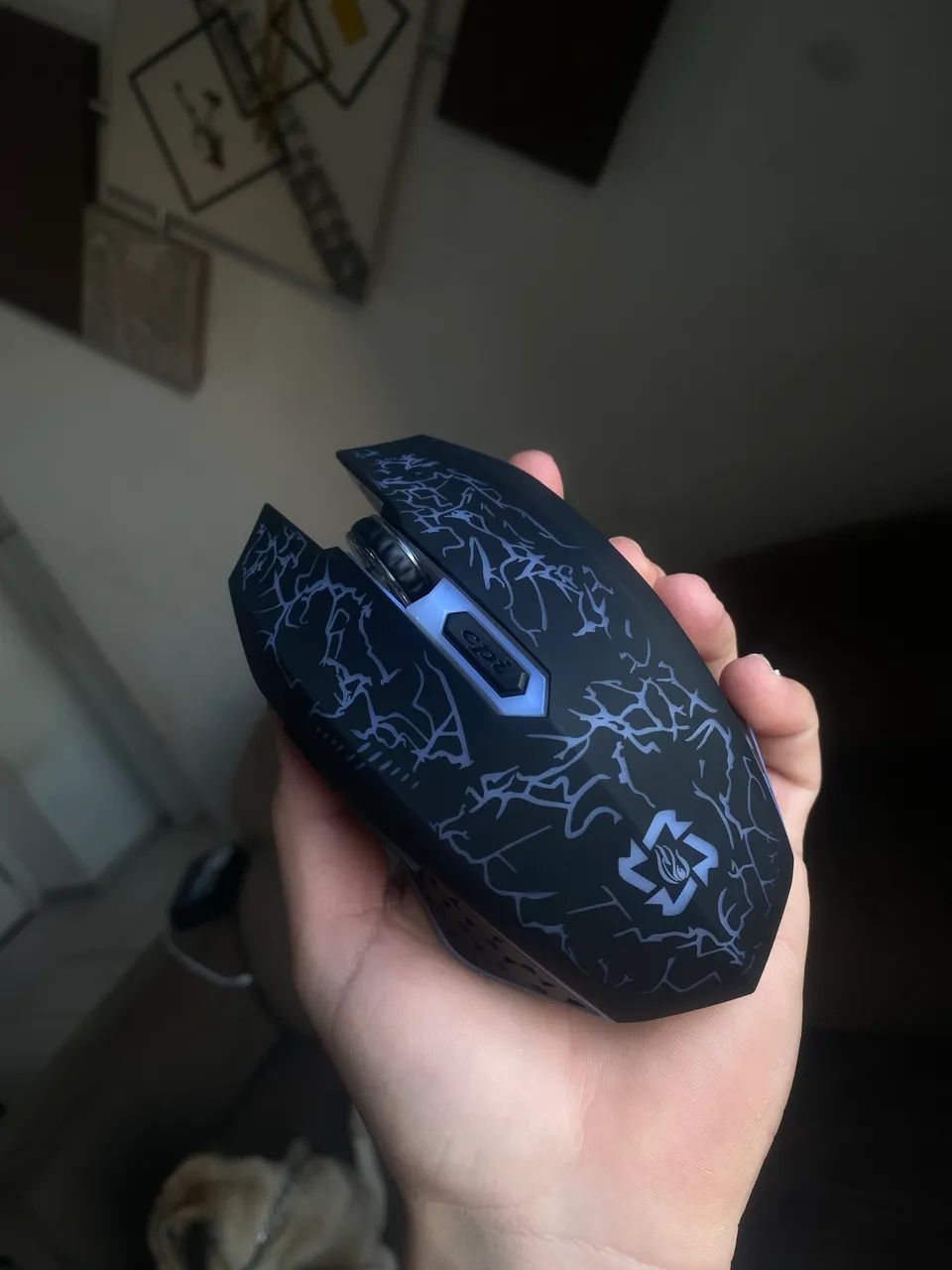MOUSE GAMER SEM FIO RGB - 2.4G + BLUETOOTH - Foto 4