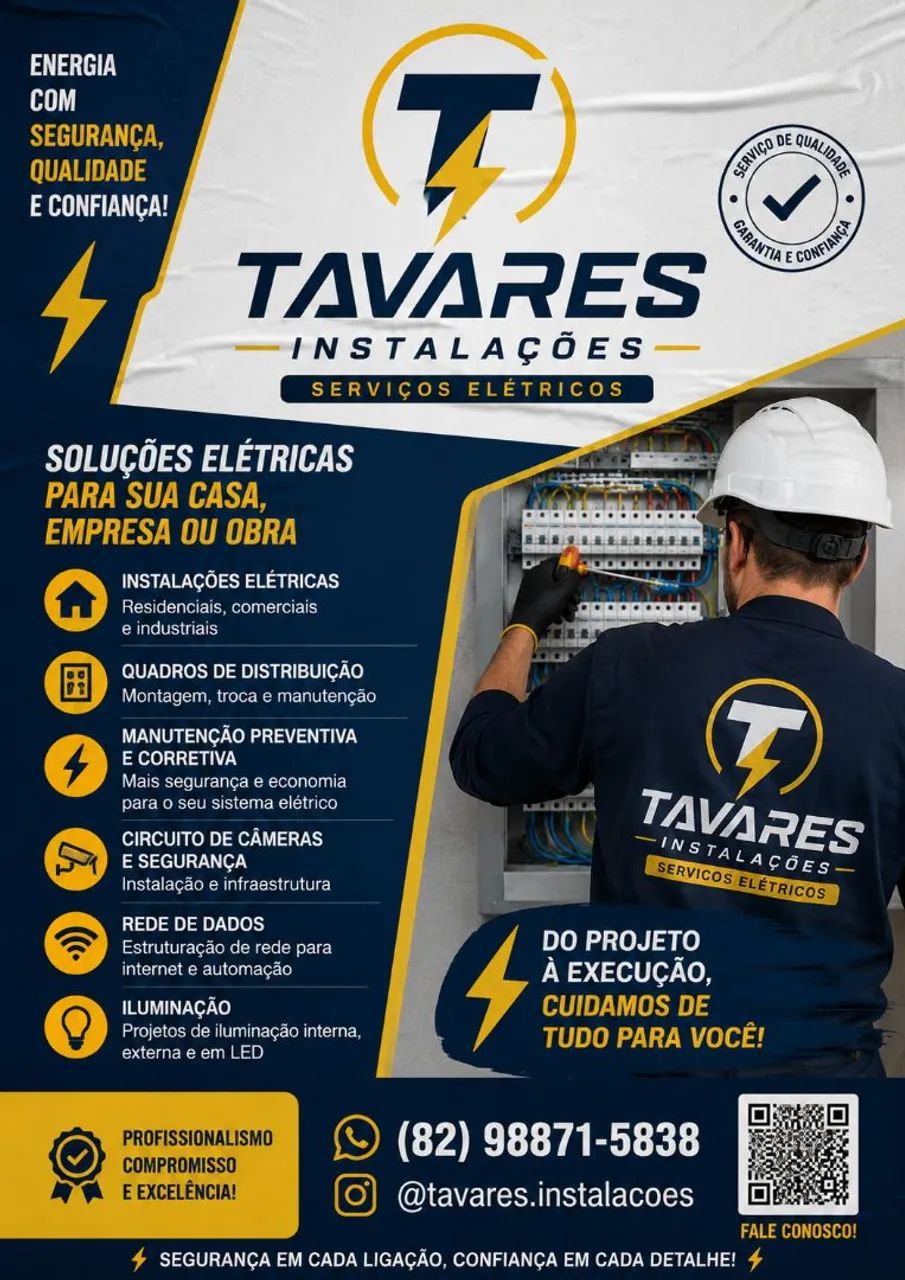 Tavares Instalaçãoes serviços elétricos 