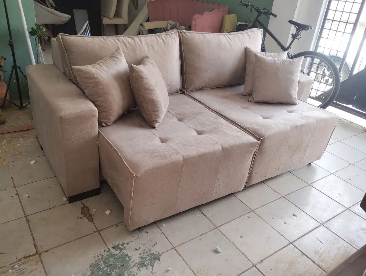 Sofá retrátil pronta entrega  - Foto 4