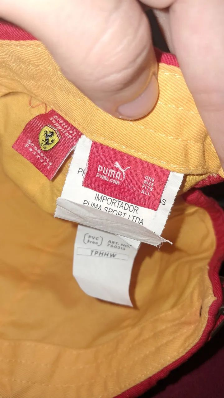 BONÉ PUMA FERRARI 2008 FELIPE MASSA ORIGINAL - Foto 2