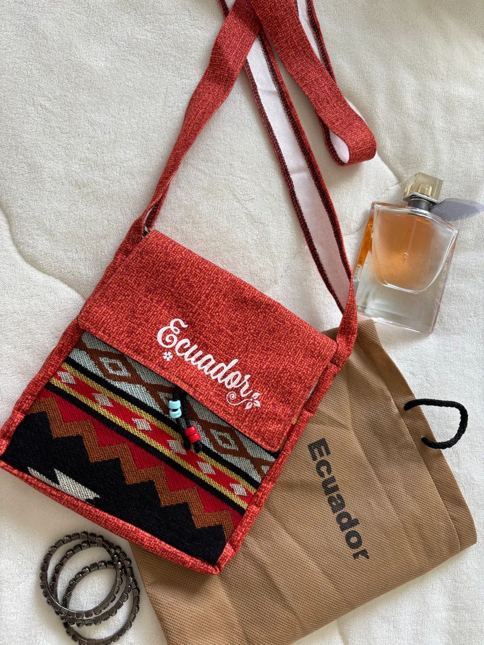 Bolsa Lateral: Artesanato Equatoriano