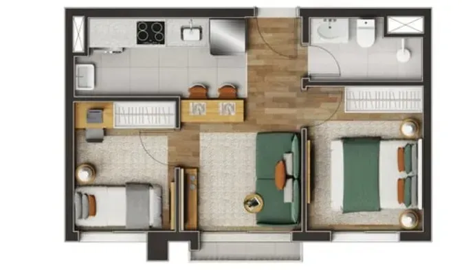 PLANTA 36m²