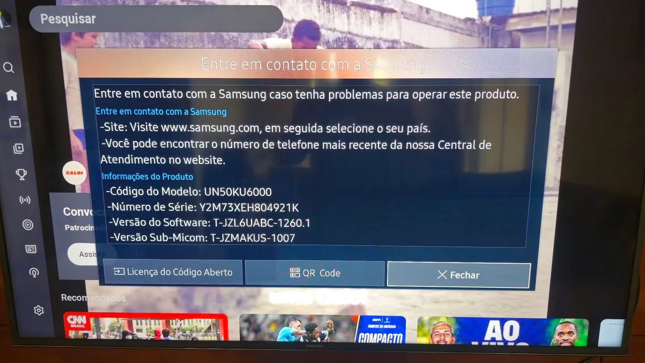 TV Samsung 50'