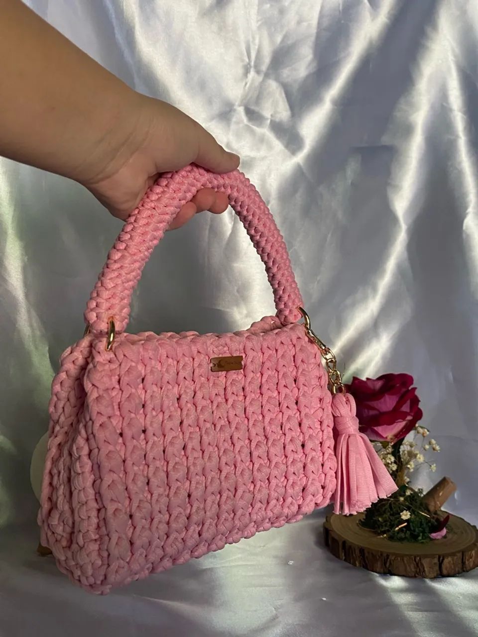 Bolsas em crochê  - Foto 4