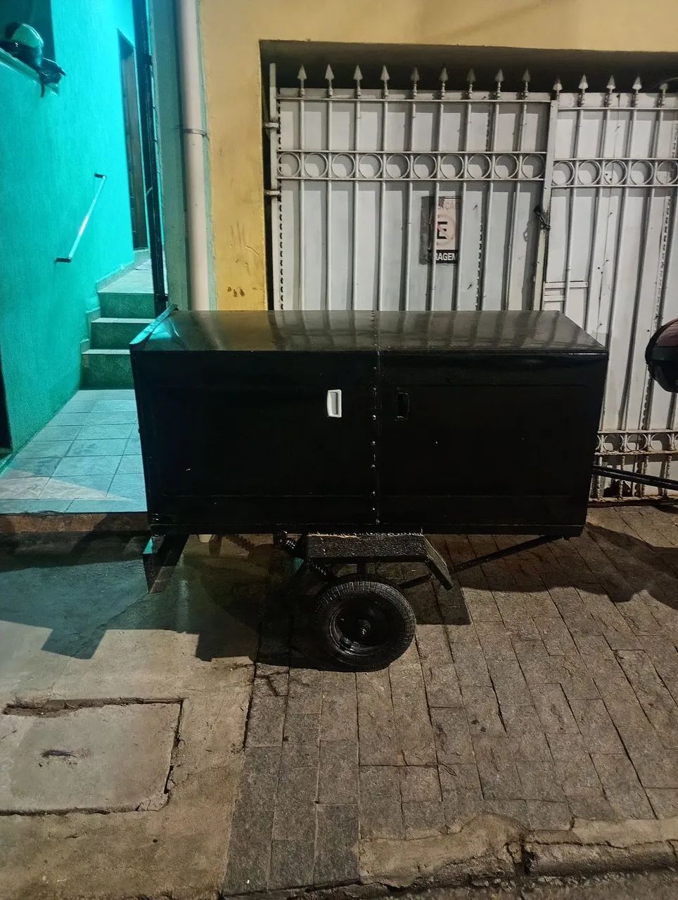 Carretinha para moto puxar  - Foto 4