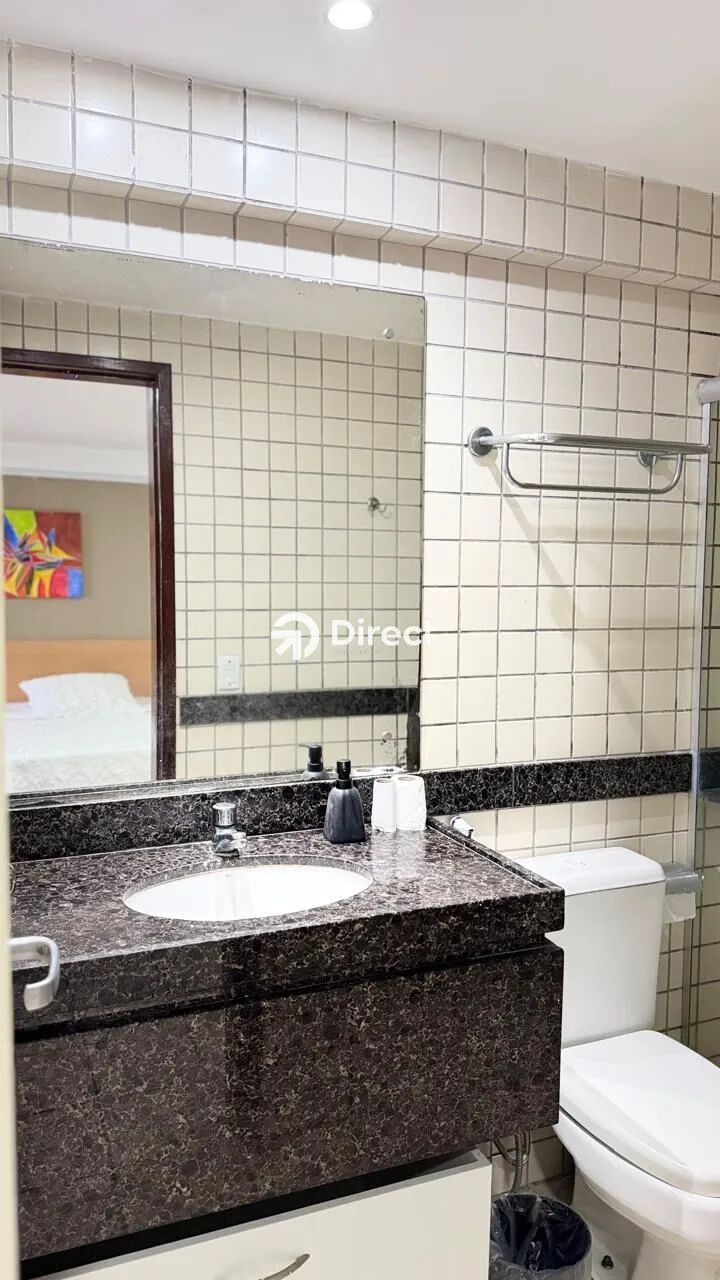 Flat mobiliado com 1 quarto no Edifício Flat Beira Mar Recife  Vista mar em Boa Viagem - Foto 14