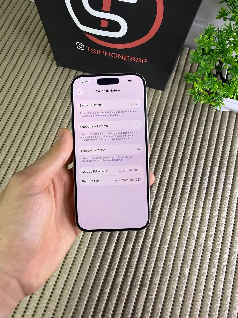 iPhone 15 pro 128Gb bateria 86% todo original  - Foto 4