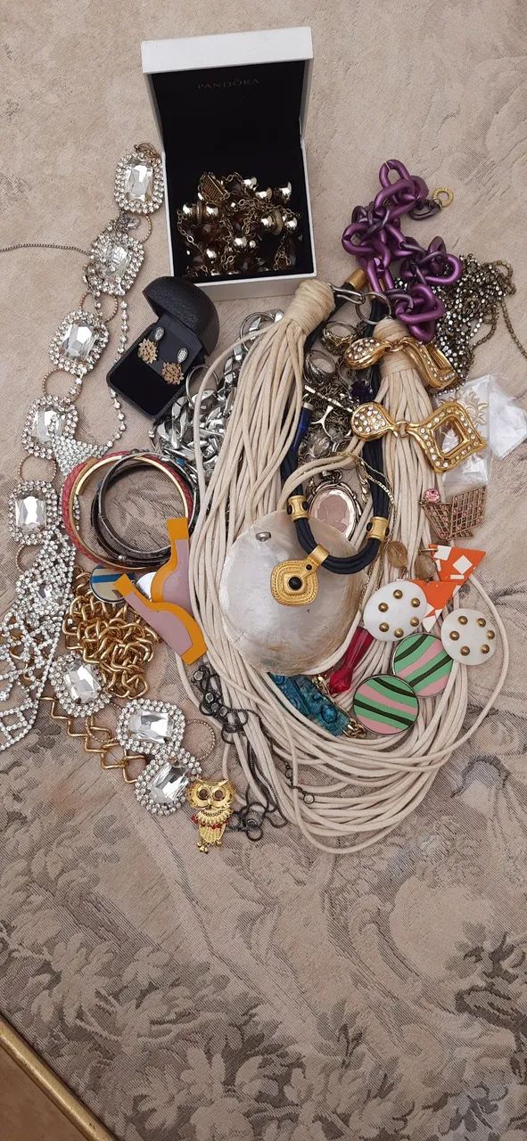 Lote de Bijus e semi joias vintages LEIA O ANUNCIO! - Foto 5
