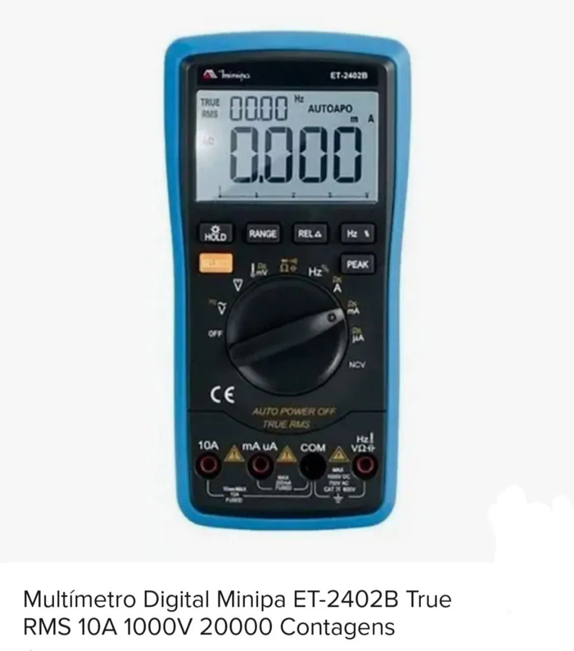2 multímetro Minipa Zero - Foto 2