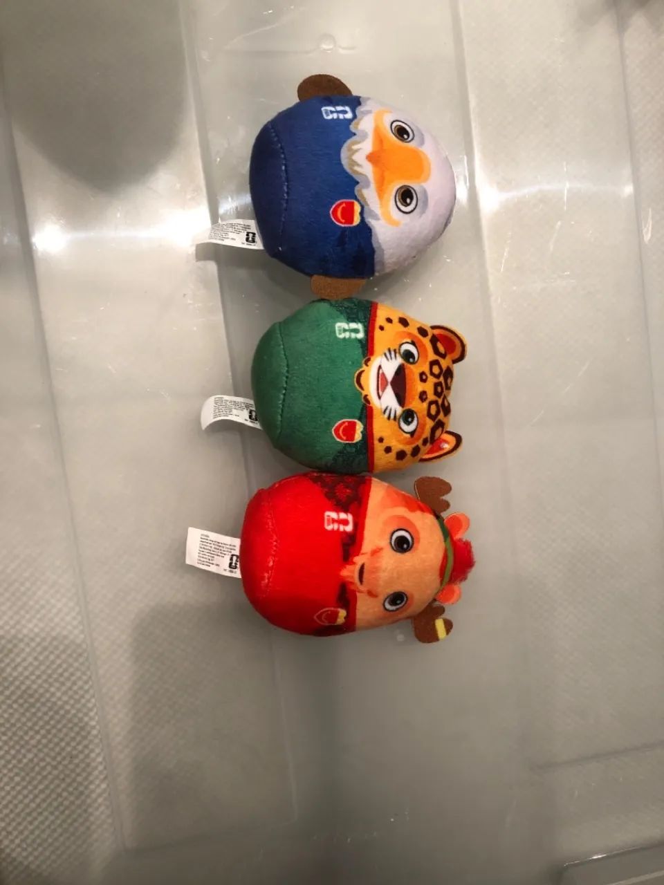Bonecos da copa McDonald?s 