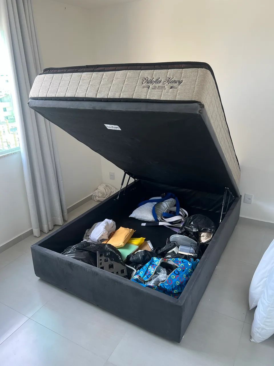 Cama Casal Baú Ortobom - Foto 3
