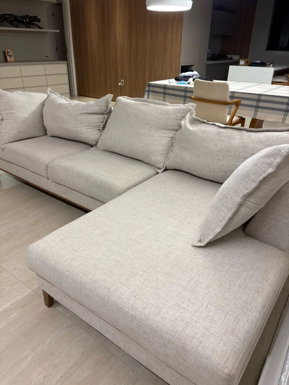 Sofá Chaise Luciane Móveis (Ariane) 2,80m - Foto 4