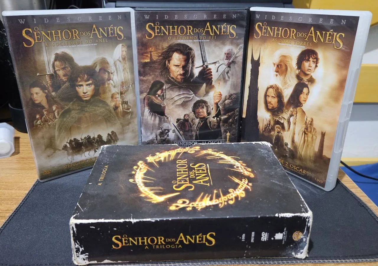 DVD BOX Senhor do Anéis 
