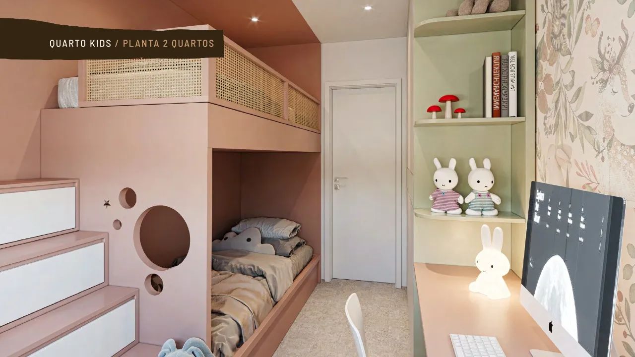 2 Quartos Moderno no ZM 451 Urban Home