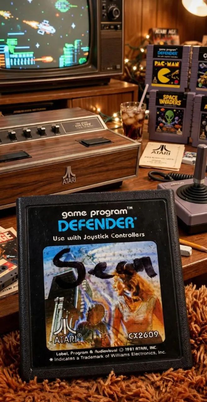 Cartucho Defender - Atari 2600 - Game Program