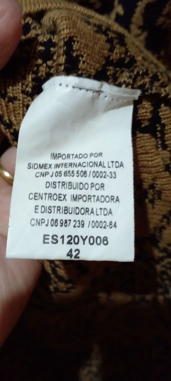 Vestido de lã novo 42 - Foto 4