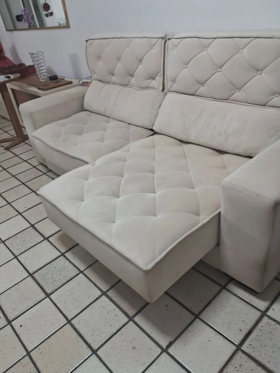 Sofá retrátil 3 lugares  - Foto 3