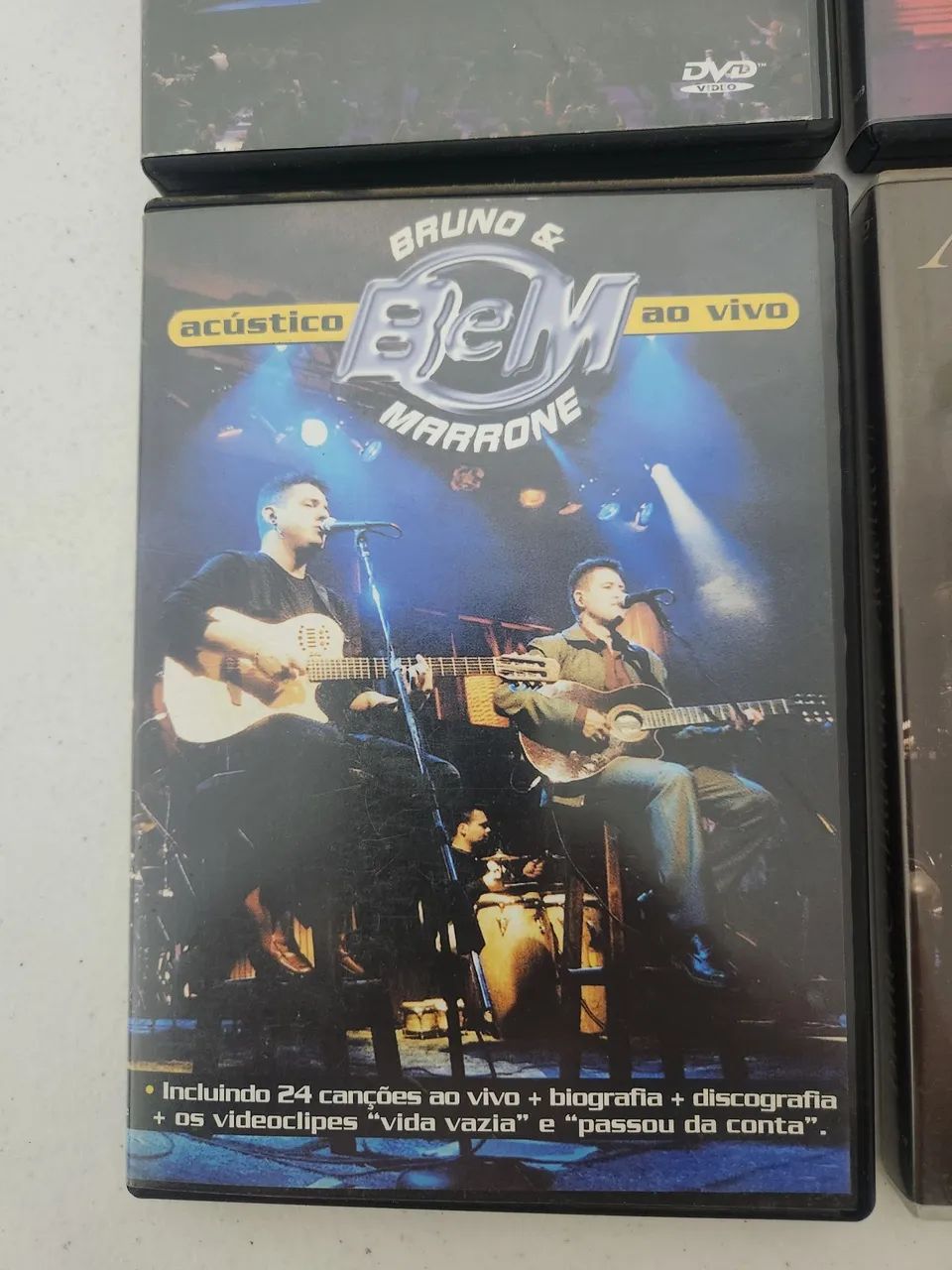 4 DVDs musicais originais Bruno e Marrone  - Foto 4