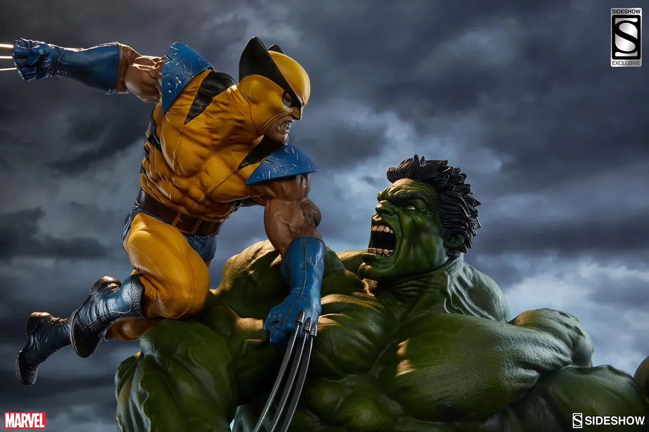 Estátua Sideshow Hulk Vs Wolverine Deluxe - Foto 2