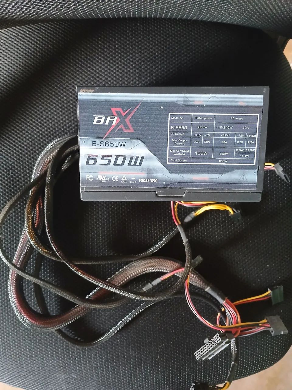 FONTE BRX B-S650W 