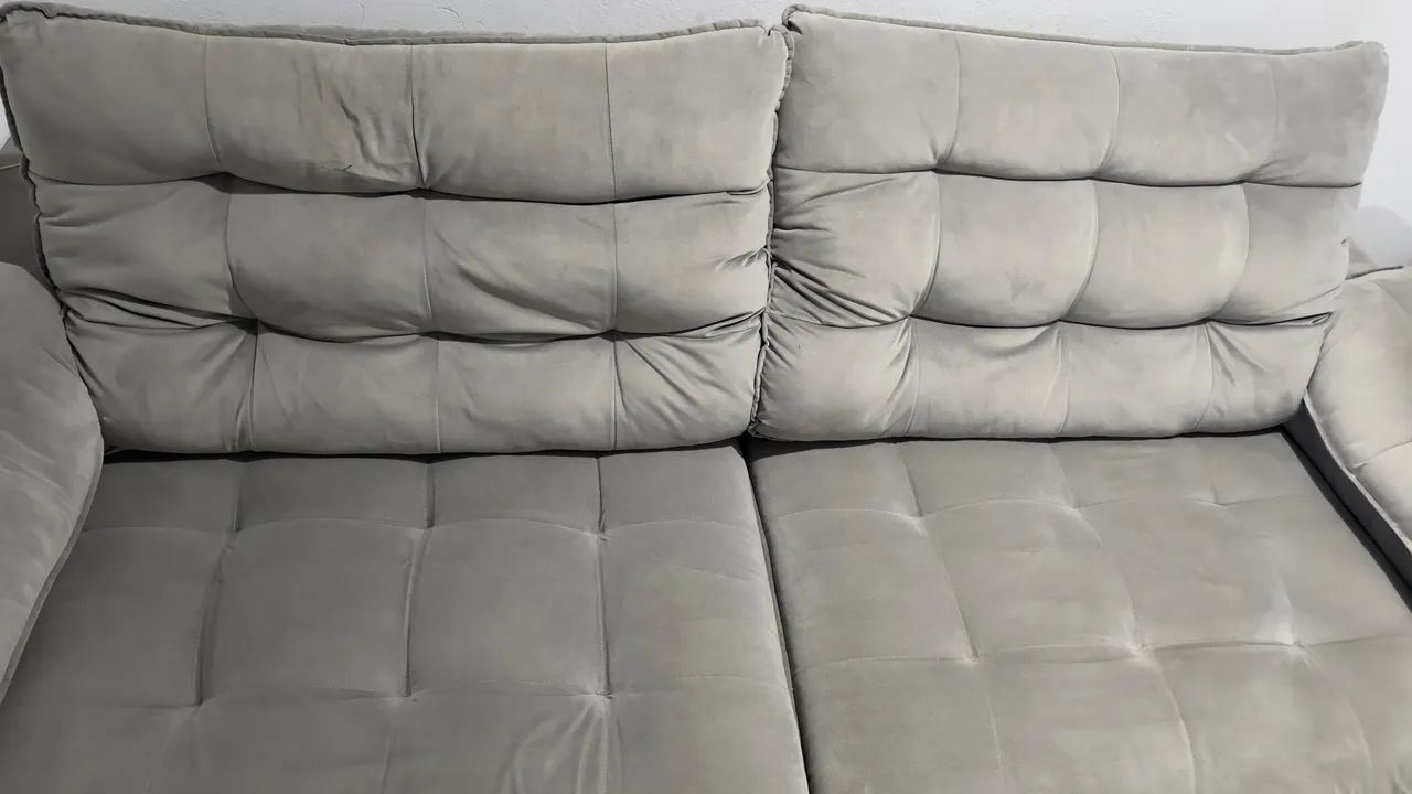 Sofá retrátil 4 lugares  - Foto 4