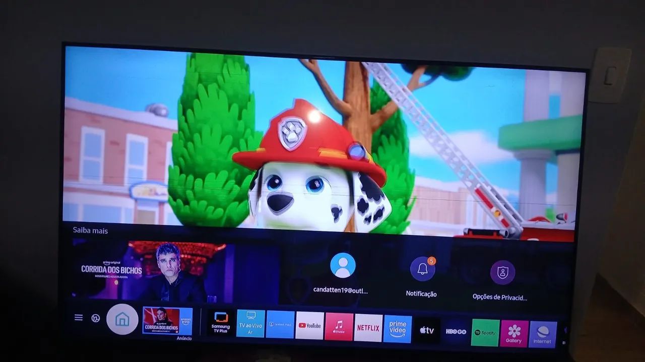 Tv Smart 50" polegadas  samsung 4k com linhas na tela 