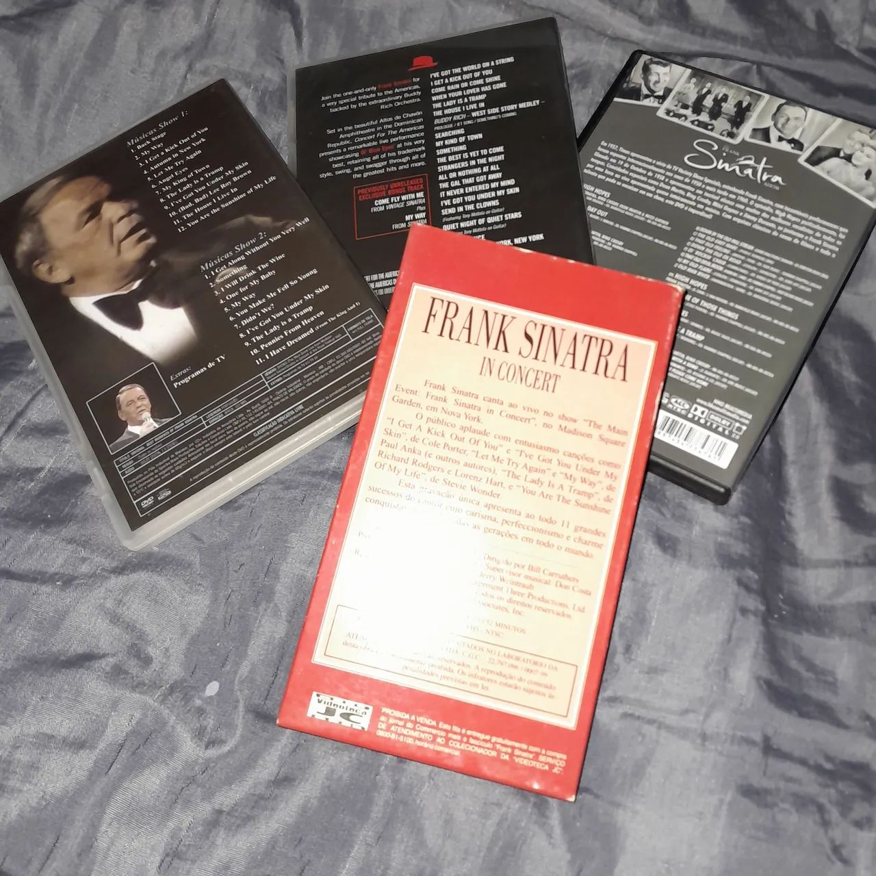 Kit 3 dvds e fita vhs Frank sinatra - Foto 4