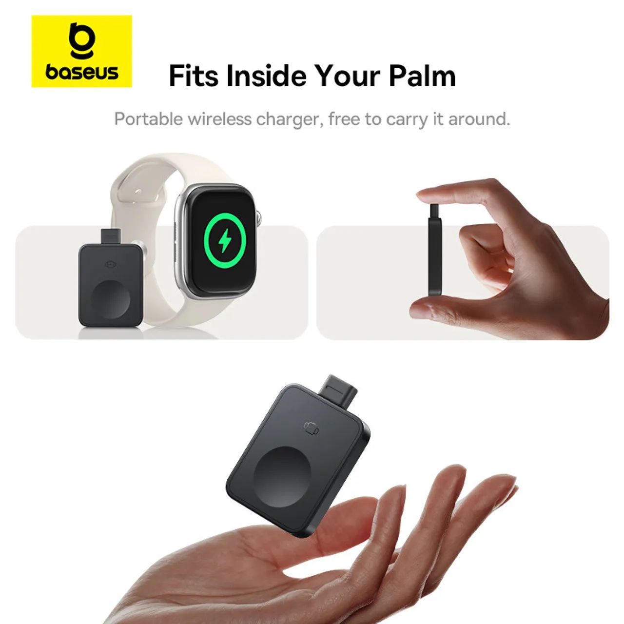 Carregador Baseus MagPro para Apple Watch - Foto 5