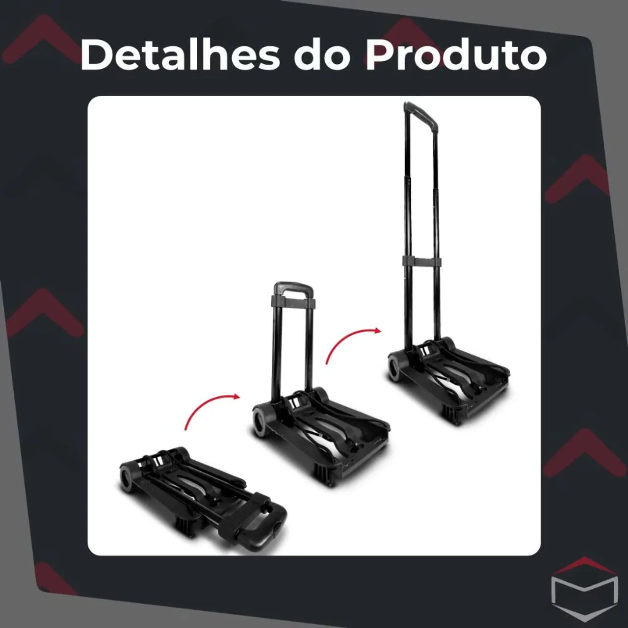 Carrinho Multiuso 40kg - Foto 3