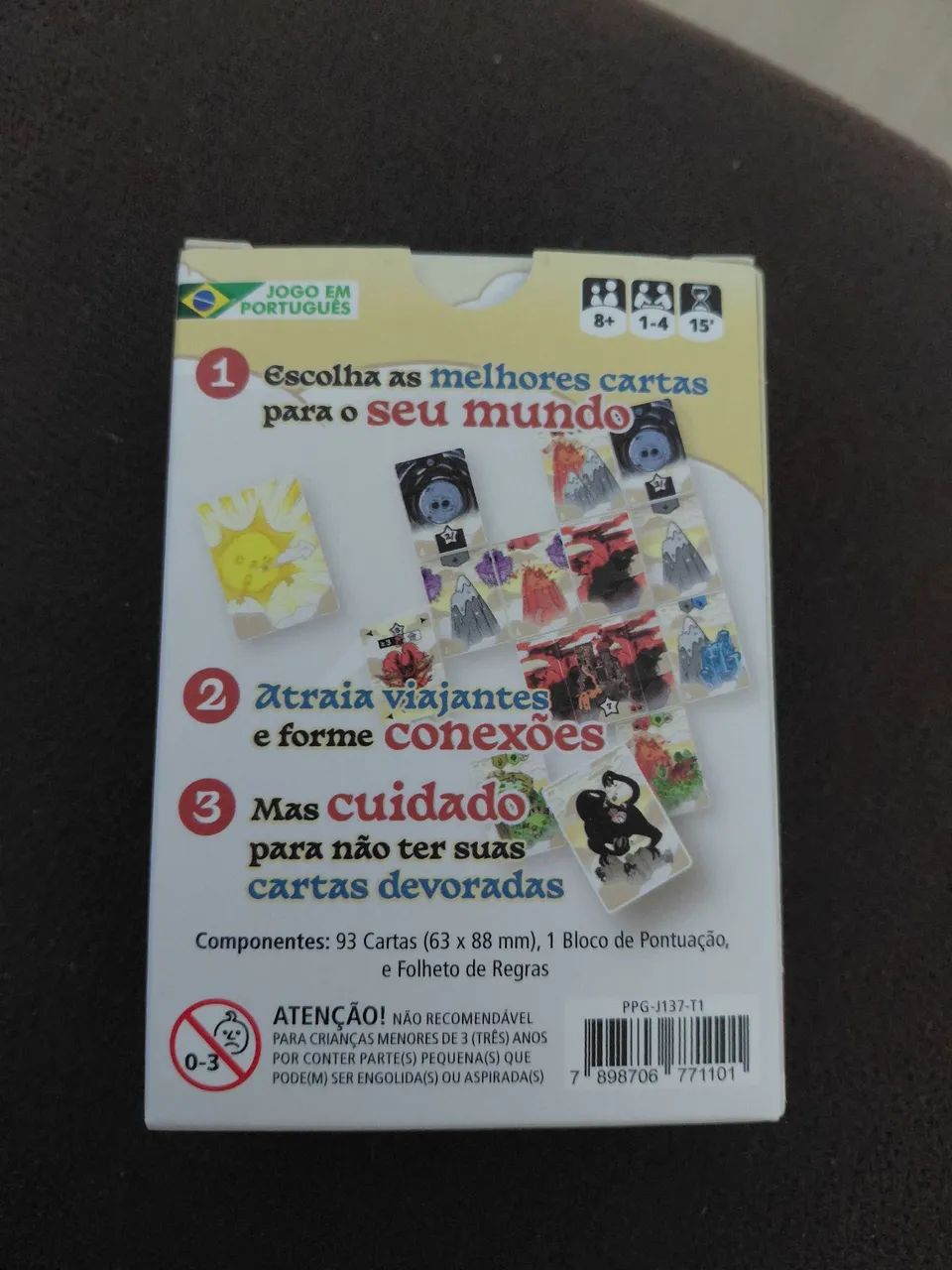 Jogo de carta Um Mundo Estranho acima das nuvens  - Foto 2