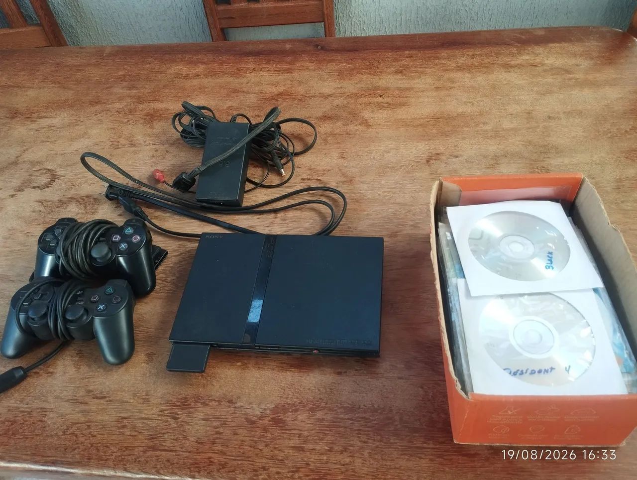 ps2 em ótimo estado+jogos