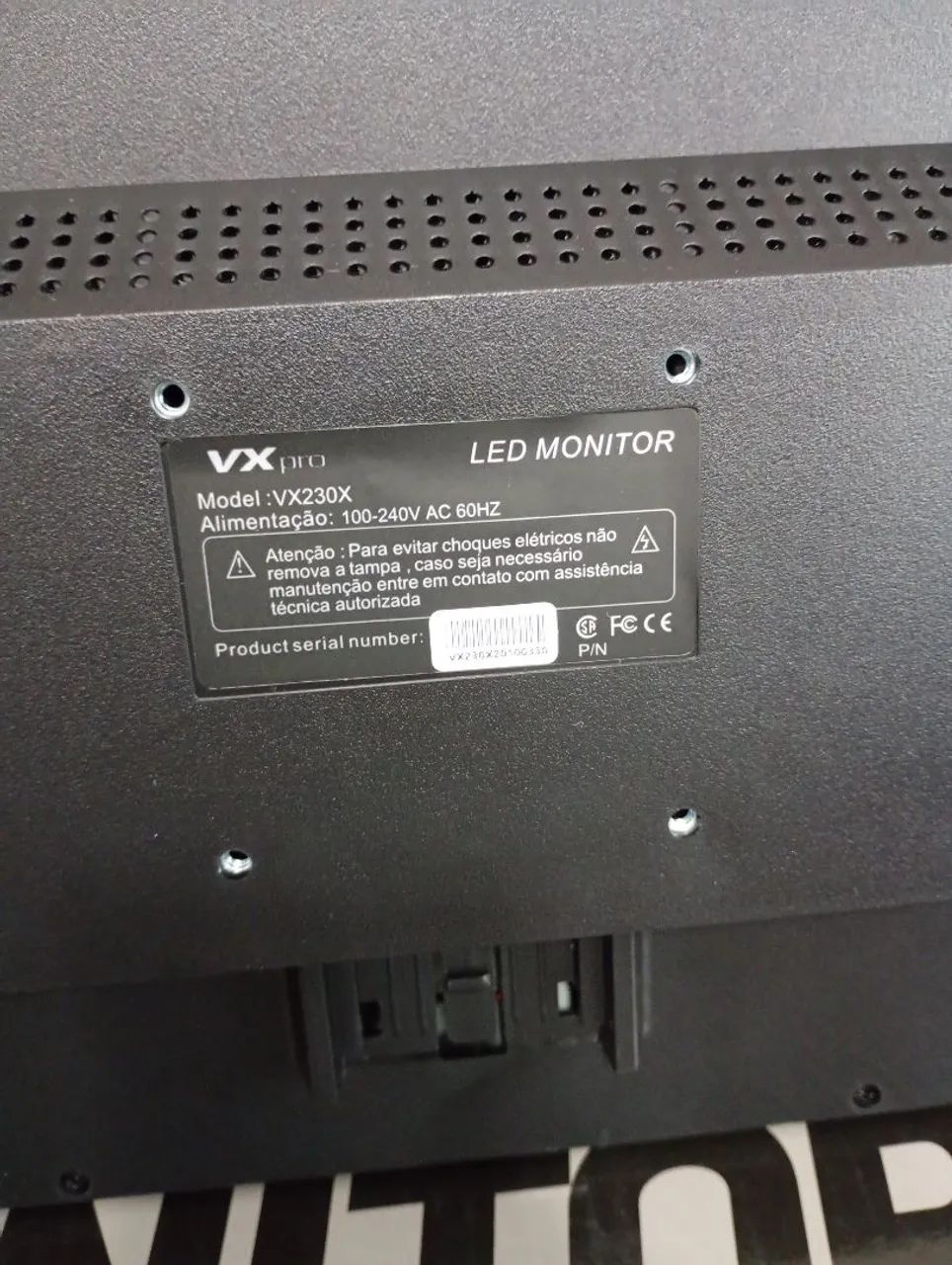 NOVO - Monitor VXPRO 23 Polegadas 75Hz LED VGA-HDMI - Foto 3