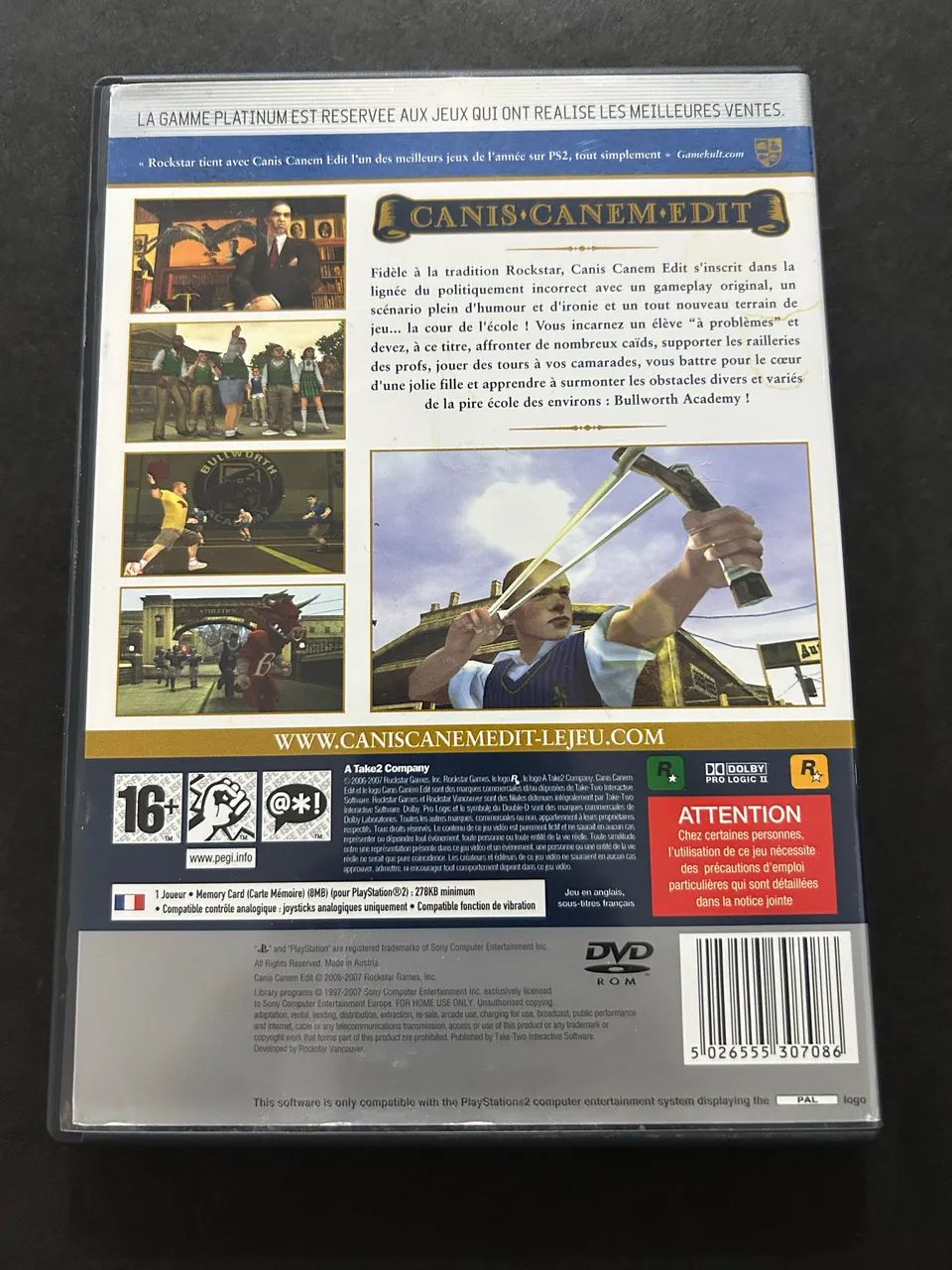 Bully platinum ps2 - Foto 2