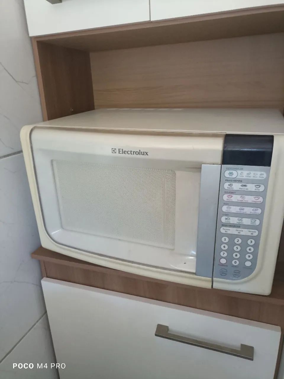 Microondas Eletrolux 220v,teclado não funciona
