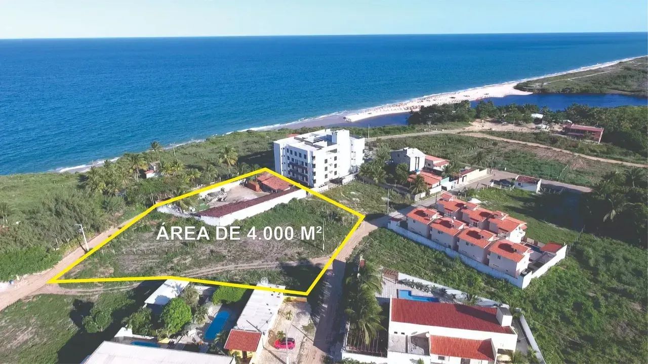 Área Terreno Frente Mar para venda em praia bela com 4.000m² - Foto 2
