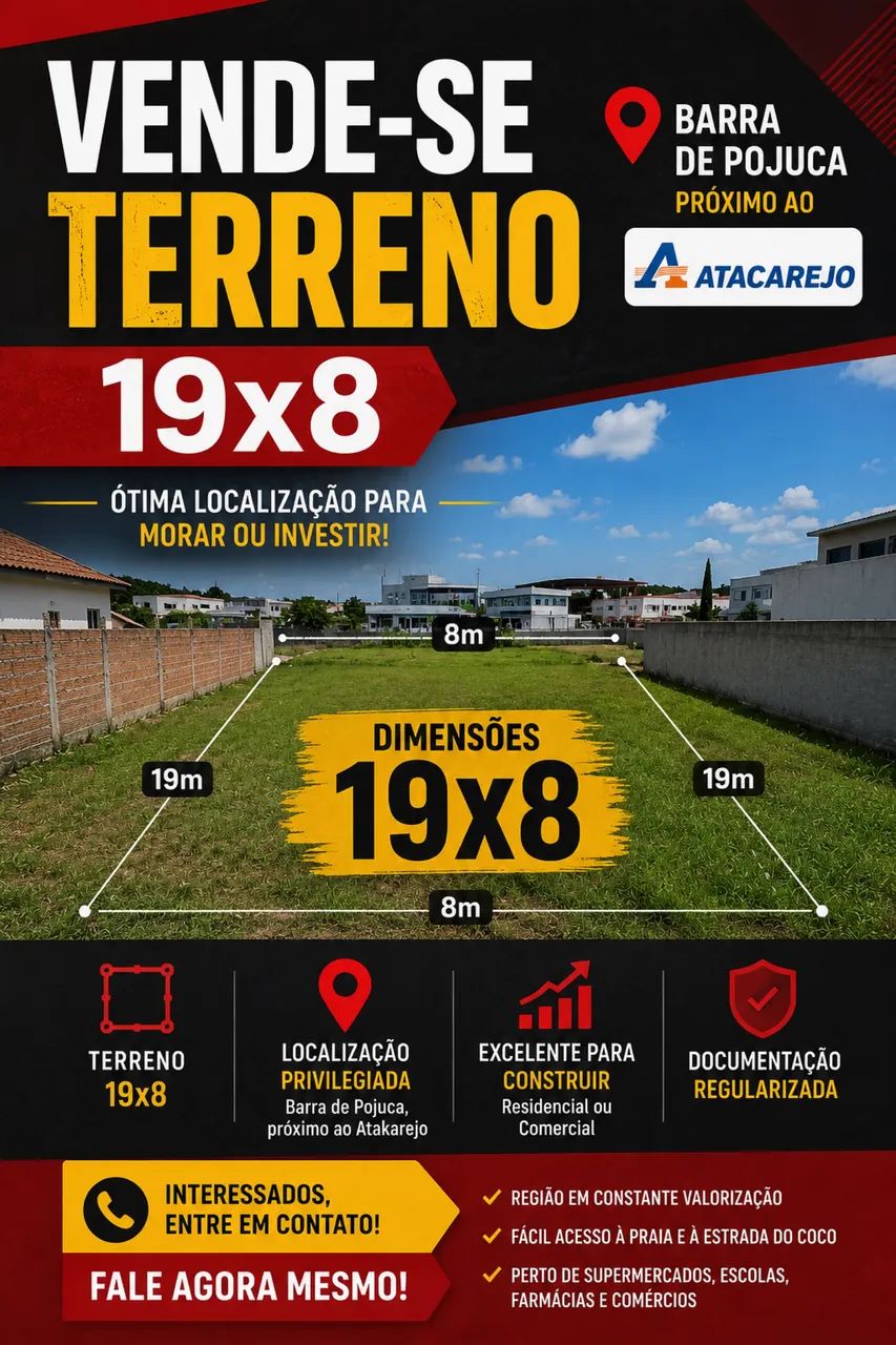 Vende-se terreno 