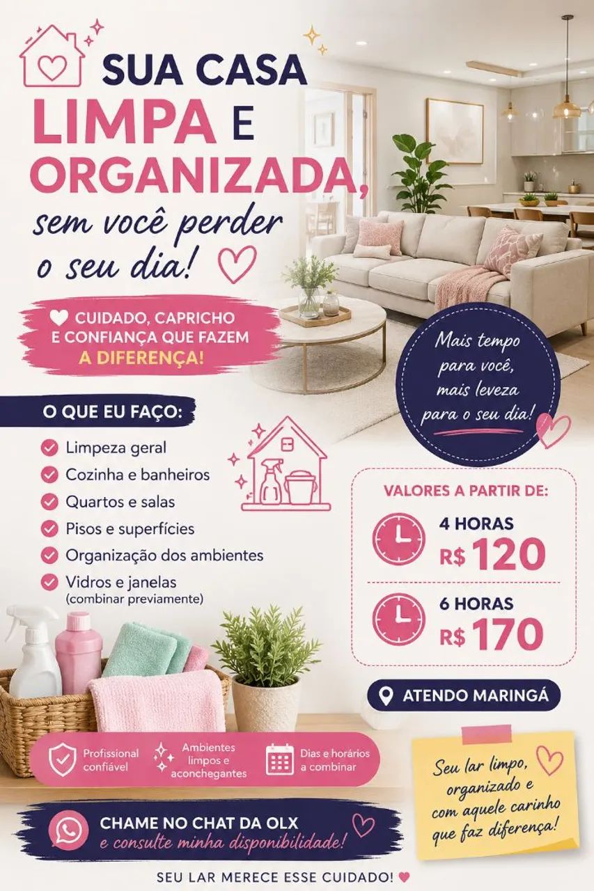 DIARISTA EM MARINGÁ