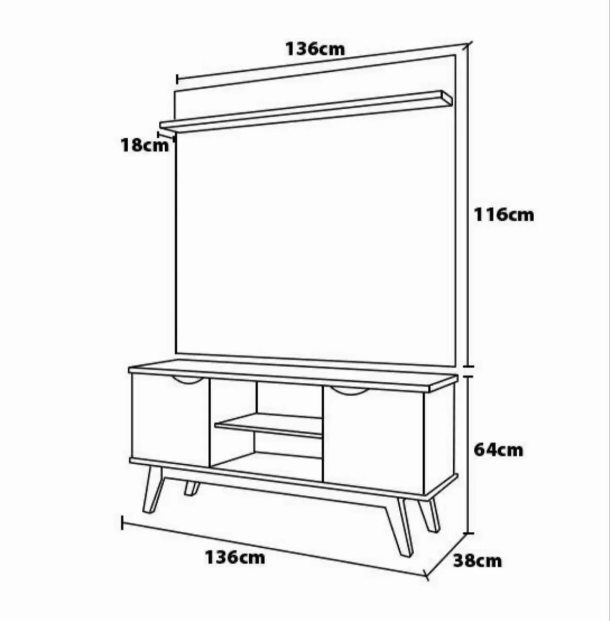 Rack e painel  - Foto 5