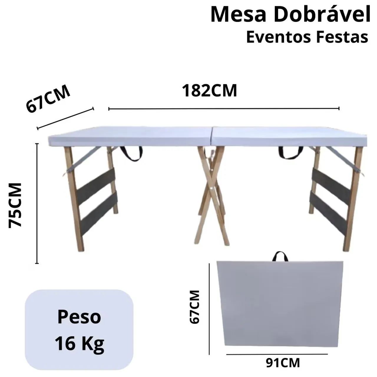 Vendo mesa/maca dobrável  - Foto 3