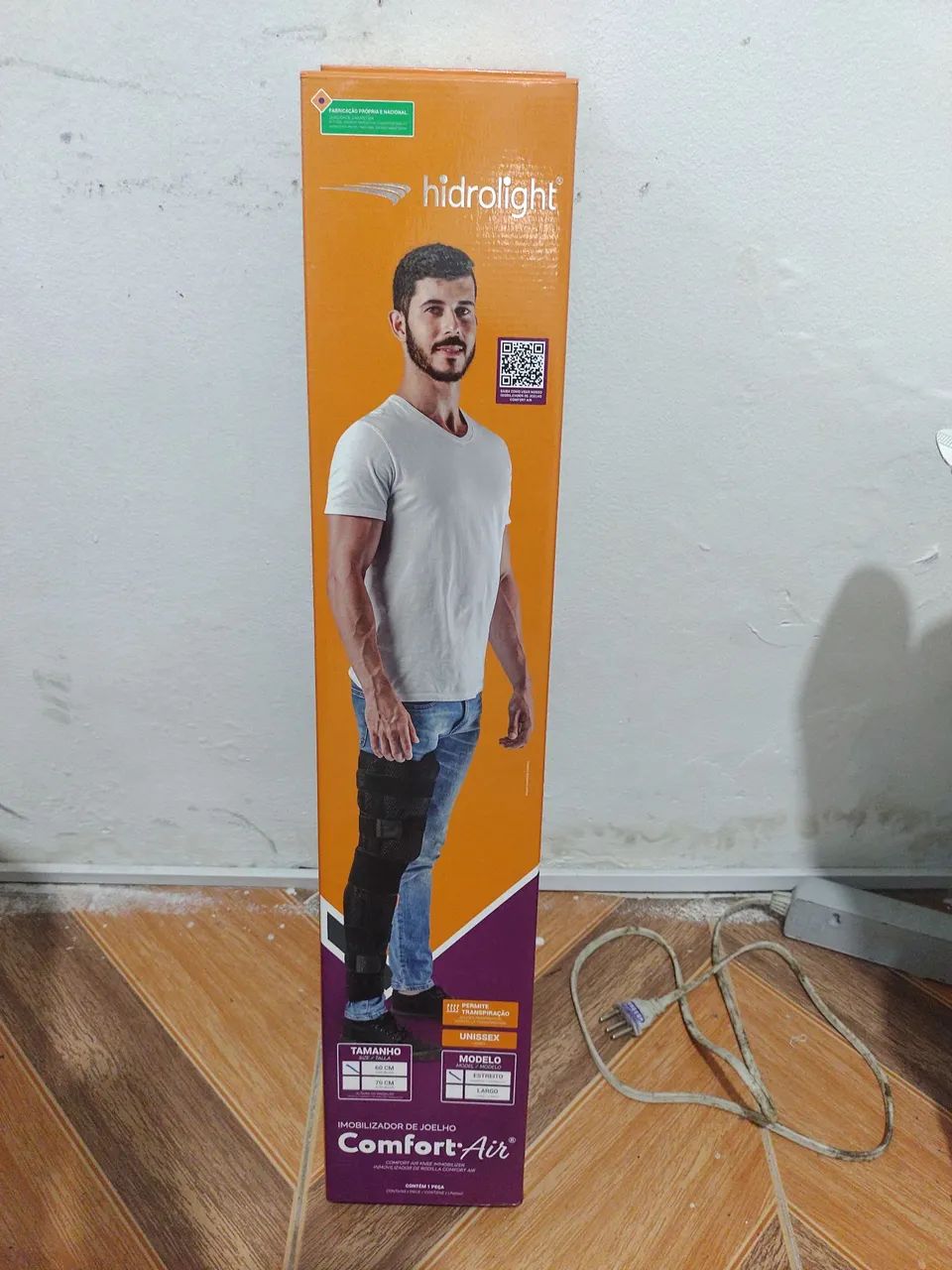 Imobilizador de joelho Tam 60cm modelo estreito 